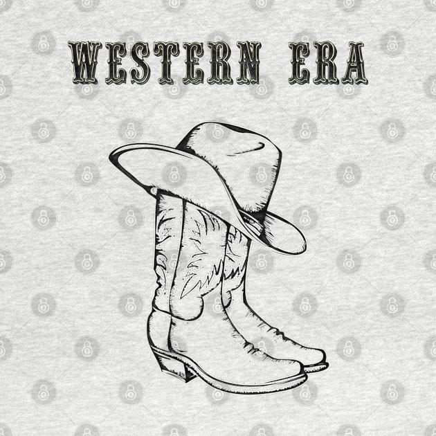 Western Era - Cowboy Boots and Hat by The Black Panther